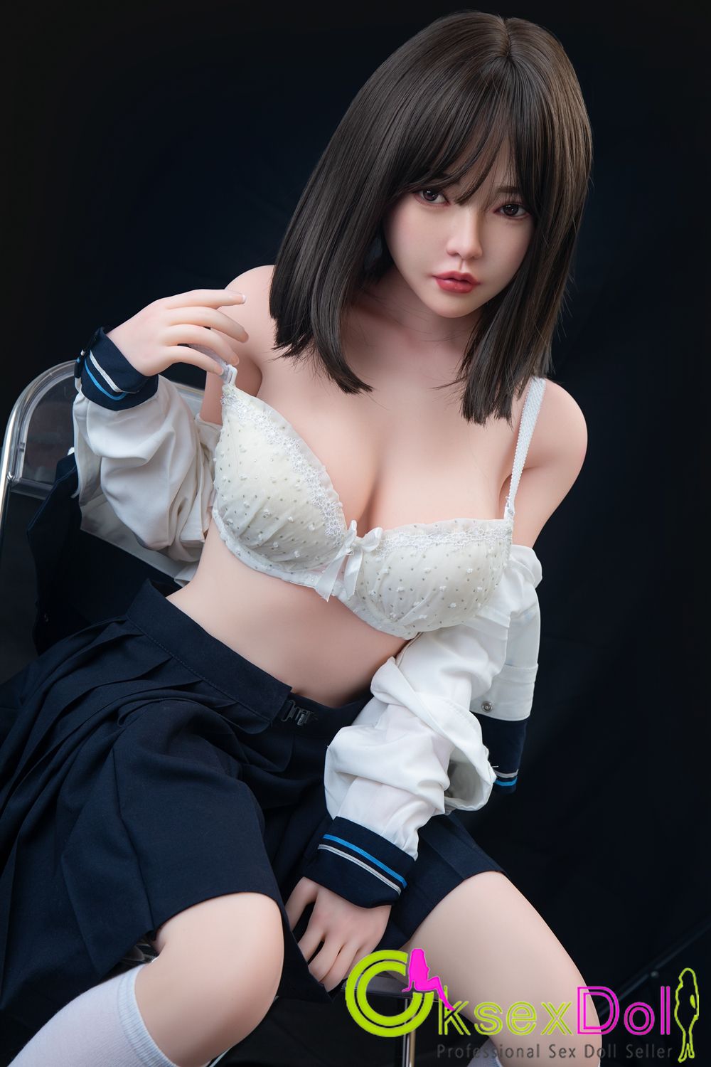 Hoshi D-cup Sensual woman TPE Silicone Sex Doll Images