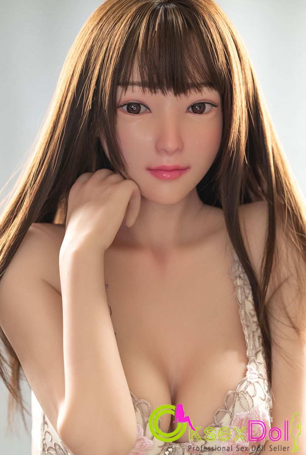 Kaiyo 158cm Optimistic Beautiful Woman C-cup TPE Silicone Sex Doll Pictures