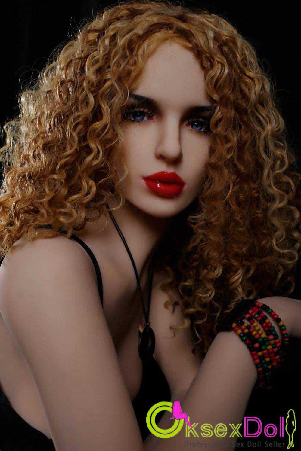 Blonde Curly Hair sex dolls images