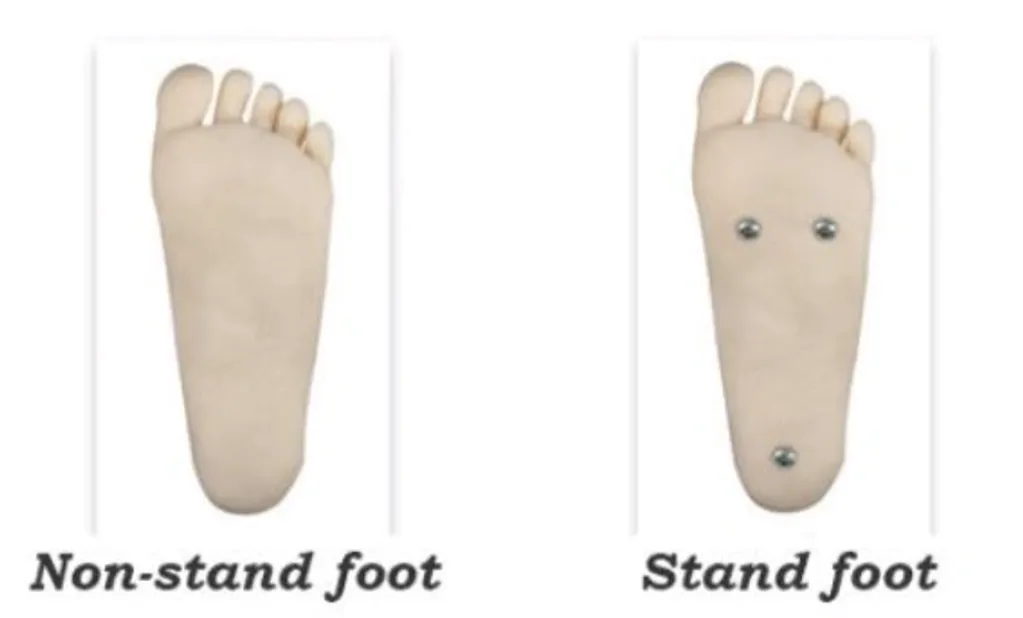 AI-tech doll foot
