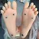 standing feet