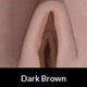Dark Brown Labia