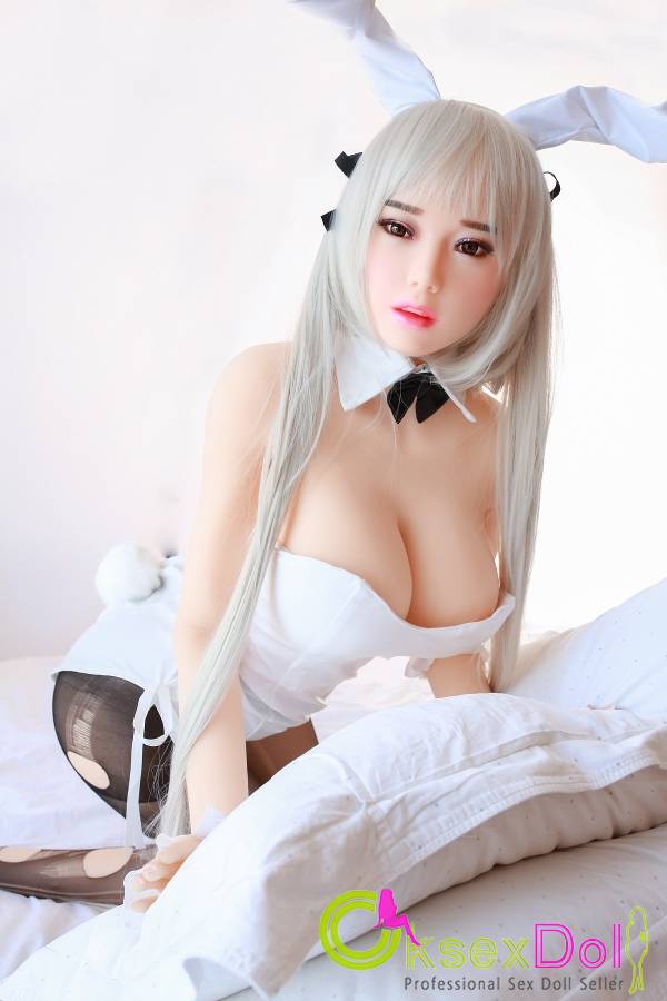 Silver-Haired Sex Doll
