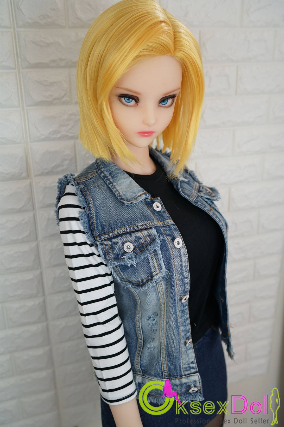 Lazuli Android 18 Japanese Blonde Love Doll Real Anime Sex Doll