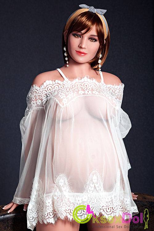 158cm/5ft2 Olamide Short Hair Pregnant Real Sex Doll Milf Lady