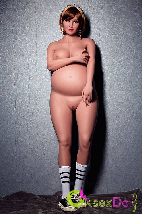 158cm/5ft2 Olamide Short Hair Pregnant Real Sex Doll Milf Lady