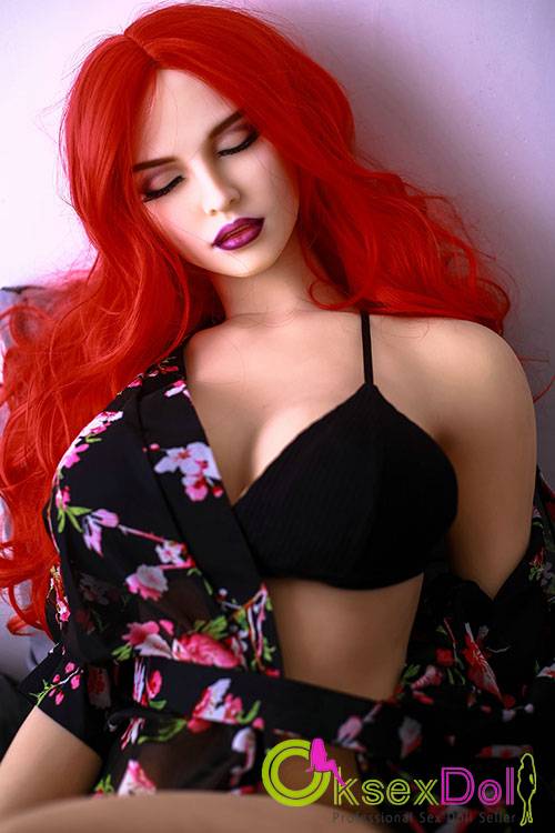 170cm/5ft7 Natalka Qita Doll Milf Lifelike Sex Doll Red Long Hair