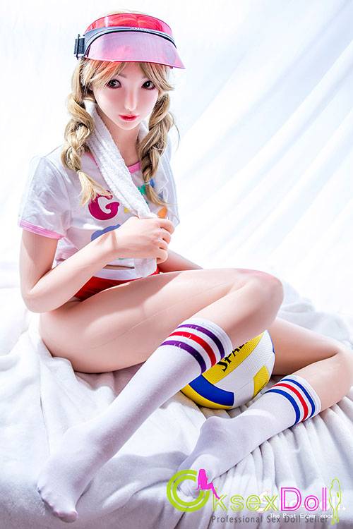 158cm/5ft2 Octavia Japanese Blonde Sex Doll Cute Football Baby