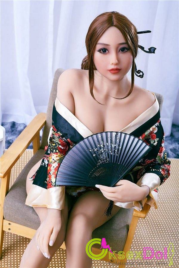 Realistic Japanese doll