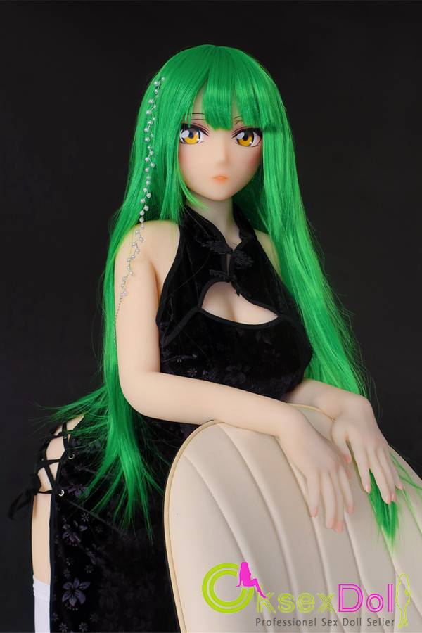 Green Hair Real Sex Doll