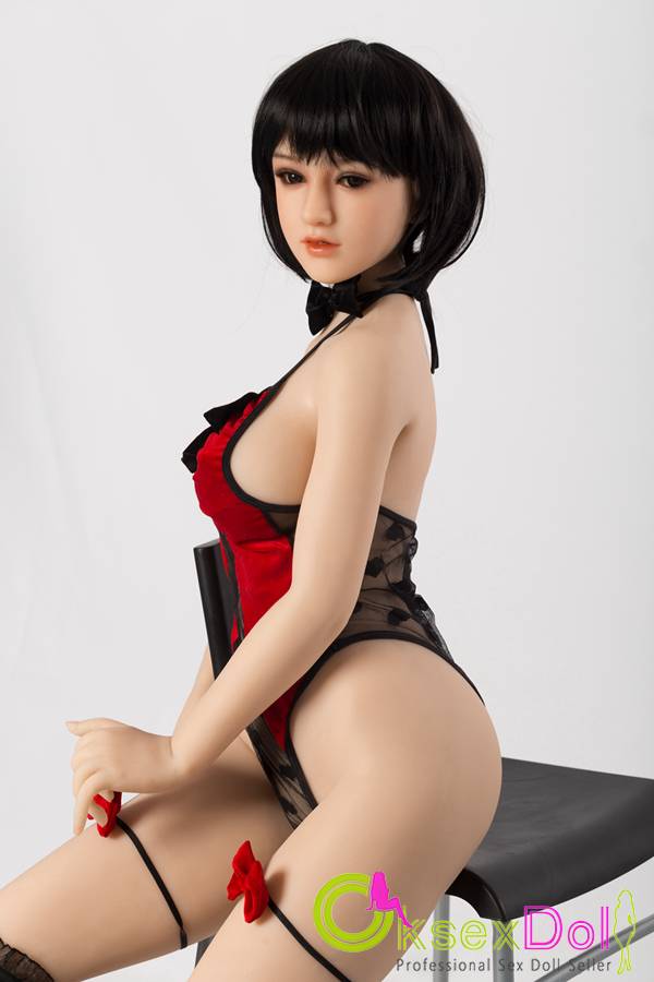 Sanhui 158cm/5ft2(5ft2″) Sexy Maid sexy Silicone Sex Dolls sanhui046