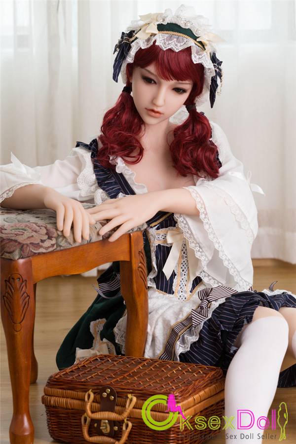 Sanhui 168cm/5ft6(5ft6) Cute Redhead Maid Full Body Sex Doll sanhui107