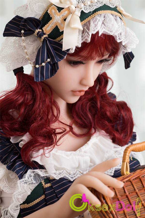 Sanhui 168cm/5ft6(5ft6) Cute Redhead Maid Full Body Sex Doll sanhui107