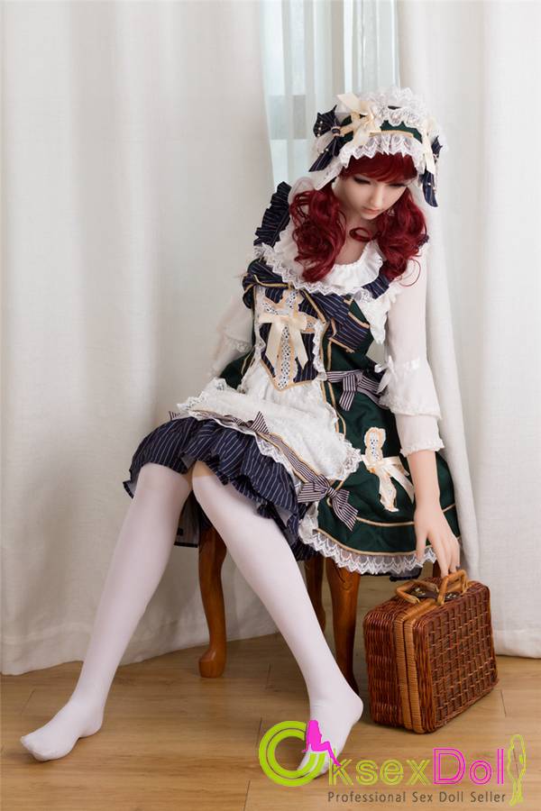 Sanhui 168cm/5ft6(5ft6) Cute Redhead Maid Full Body Sex Doll sanhui107