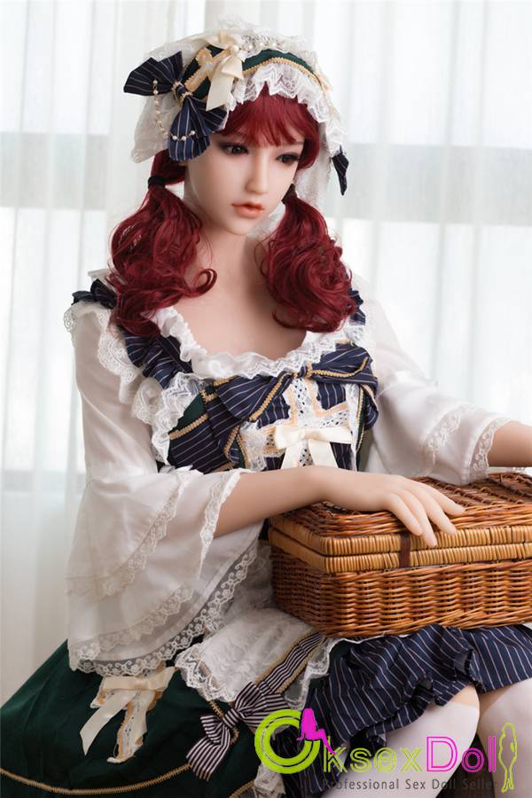 Sanhui 168cm/5ft6(5ft6) Cute Redhead Maid Full Body Sex Doll sanhui107