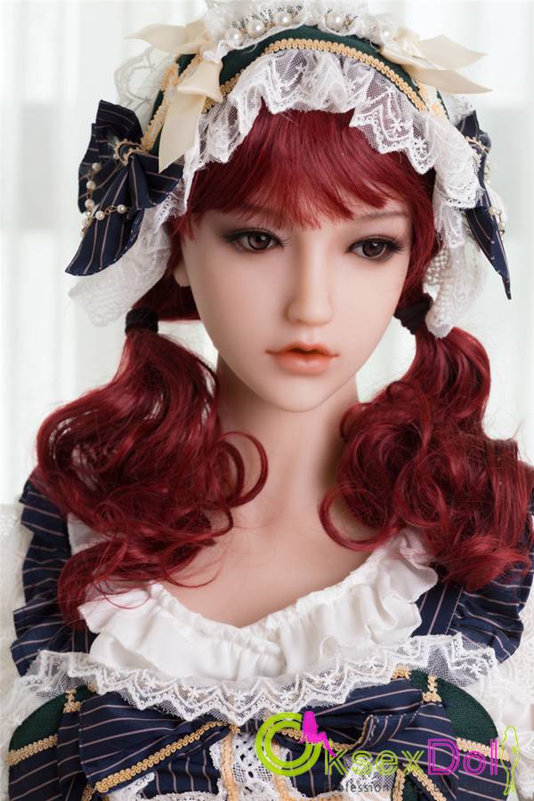 Sanhui 168cm(5ft6) Cute Redhead Maid Full Body Sex Doll sanhui107