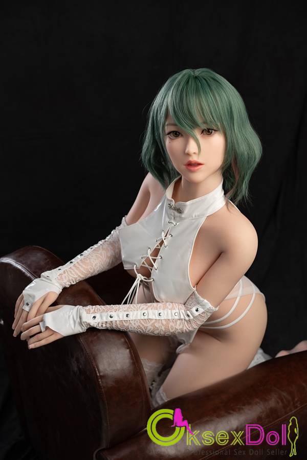 Green Hair Real Sex Doll