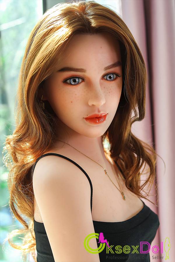 Padget 159cm Freckled Face woman A-cup TPE Sex Doll Pic