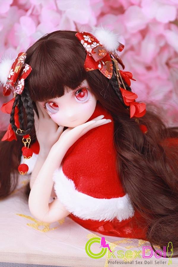 MOZU Love Doll Hongxiu 63cm Sex Genie Dolls A-cup Silicone Real Dolls