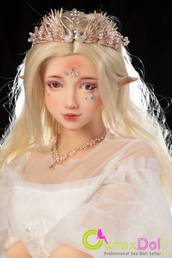 Blonde Elf Ear Pure Fairy Medium Breast Sex Doll Doll C-Cup TPE Sexy Doll Sanhui Sex Doll Busty Genie Sex Doll