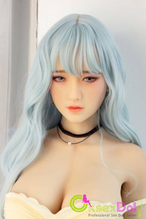 Yegge D-cup TPE 170cm Sexy and beautiful female teacher with blue hair Sex Doll Image