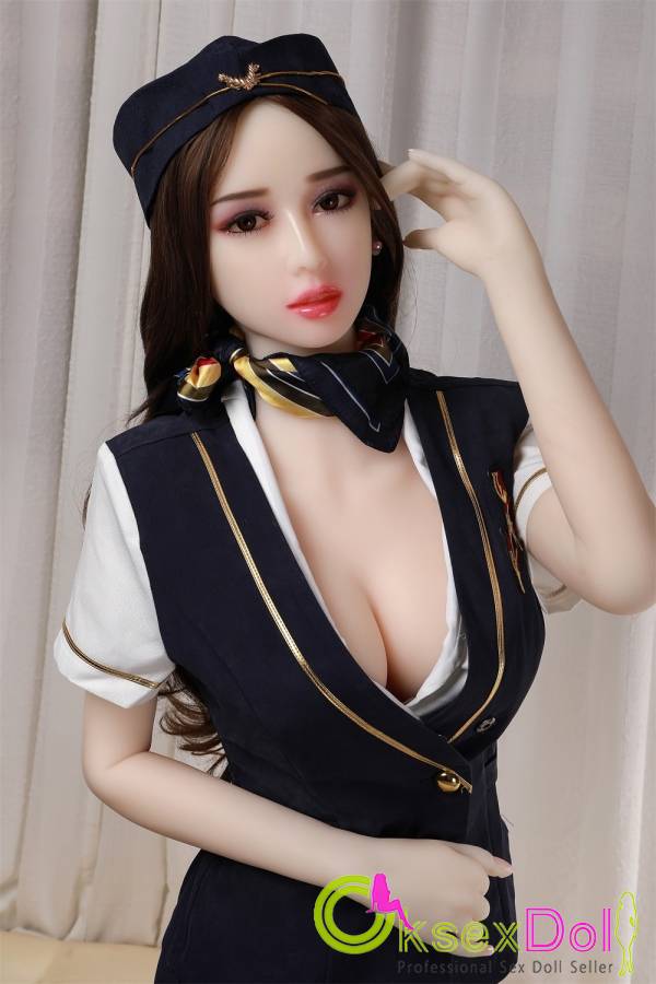 Sexy And Gentle Stewardess Cheap Life Size Sex Dolls