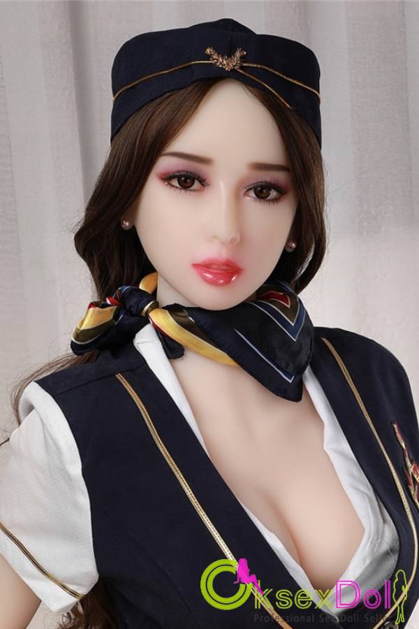 Medium Breast Sex Doll 163 Doll COS Sex Doll TPE Sexy Doll C-Cup Milf Doll Sex Sexy And Gentle Stewardess