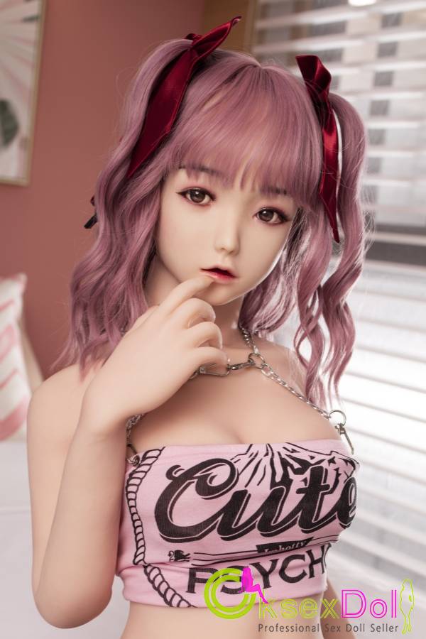 Cute Girl With Pink Head Real Sex Doll