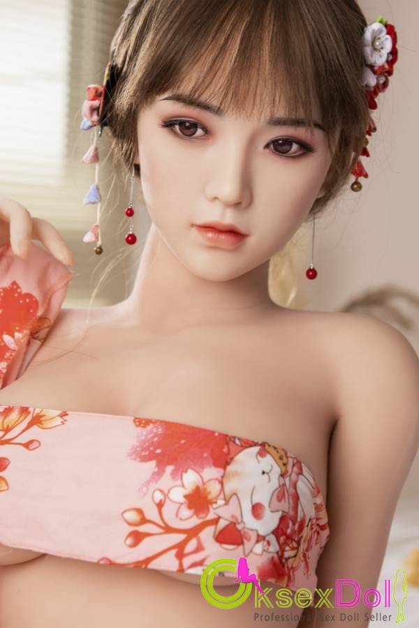 Silicone TPE Real Doll DL Sex Doll Big Boobs Sex Doll Traditional Kimono woman Best Japanese Sex Doll 163 Doll F-Cup