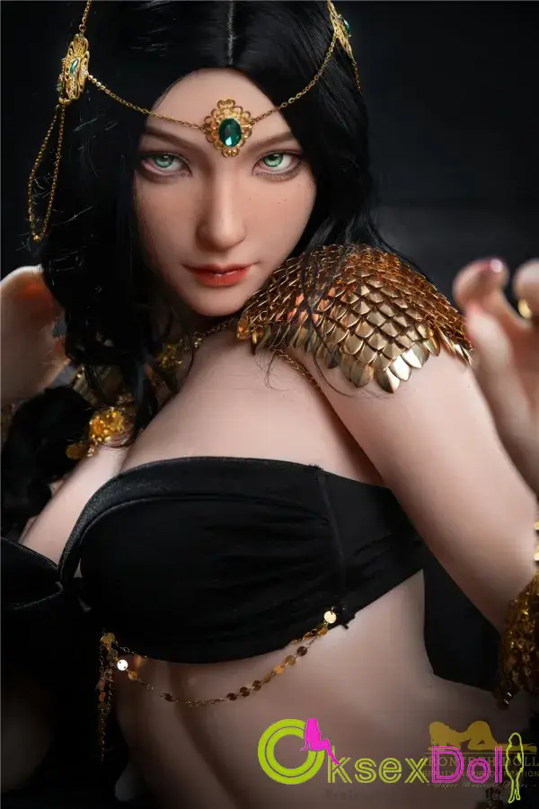 166cm Silicone Gold Headdress Love Doll