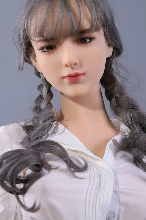 168cm Katherine Qita Doll Eyeful Big Boobs TPE Sex Doll Gray Hair
