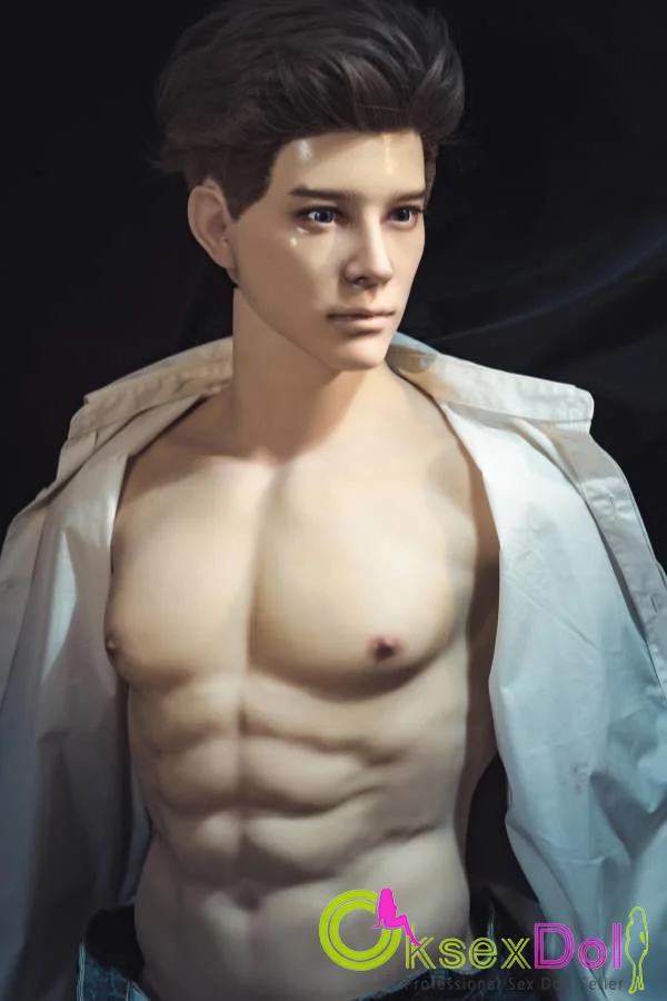 Lang Ye Silicone Head Muscular Asian Realdoll Lifelike Realing Doll Male Sex Torso Sex Dolls