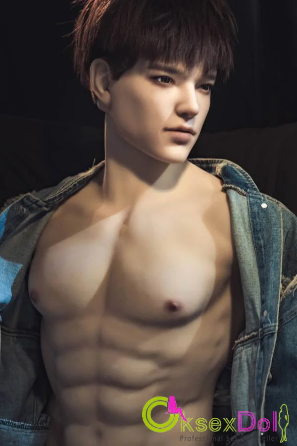 Luo Fan Strong Sex Doll Male Realing Torso Doll Silicone Head Muscular Chinese Sex Dolls