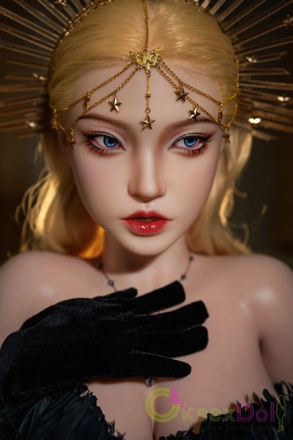 Aurelia 164cm/5.38ft M29 SY Doll Blonde Adult Noble Queen Sex Dolls ROS Head Silicone+TPE Delicate Body Sex Doll