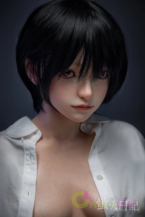 Nanako Silicone Firefly Diary Dolls ROS Head Short Hair Doll Sex 151cm/4.95ft Skinny Adult Delicate Face Realdolls