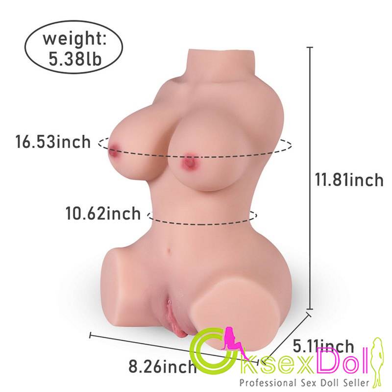 Half Body Sex Doll Cheap Torso 5.38 lbs / 2.44kg With Vagina and Anus
